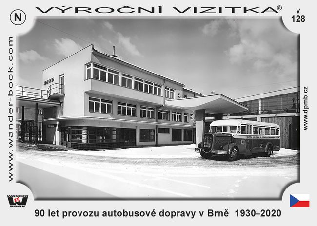 90 let provozu autobusové dopravy v Brně  1930–2020