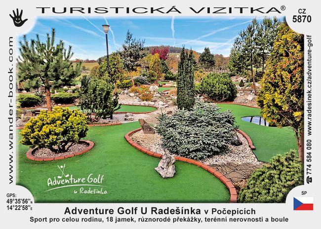 Adventure Golf U Radešínka v Počepicích