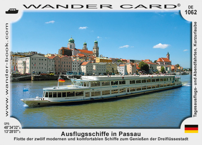 Ausflugsschiffe in Passau