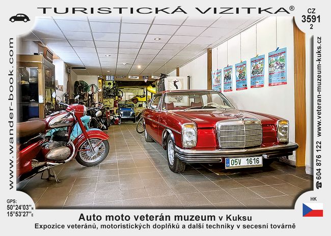 Auto moto veterán muzeum v Kuksu