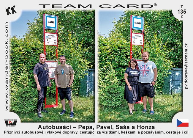 Autobusáci – Pepa, Pavel, Saša a Honza