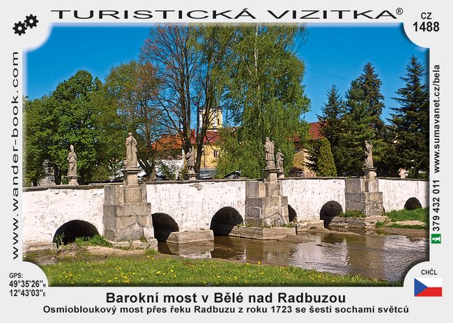 Barokní most v Bělé nad Radbuzou