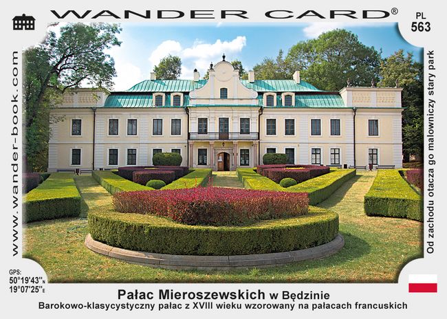 Będzin pałac Mieroszewskich