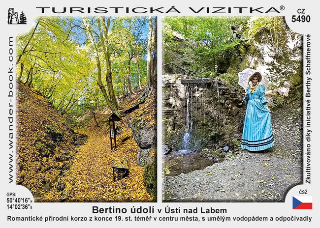 Bertino údolí v Ústí nad Labem