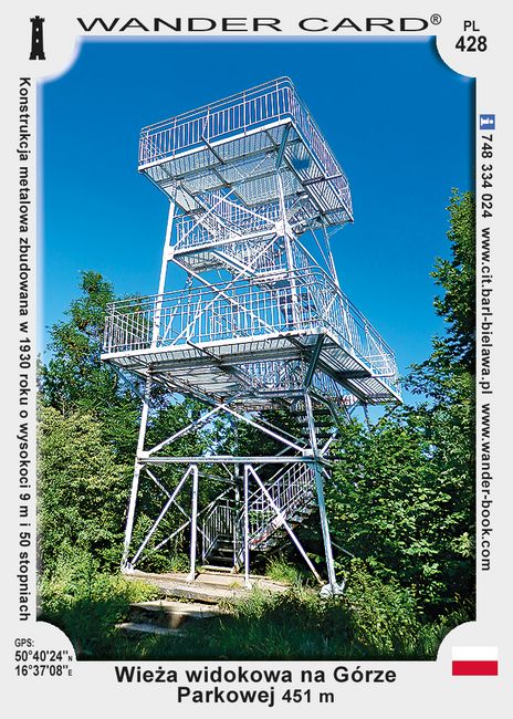 Bielawa wieża widokowa Góra Parkowa