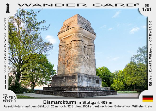 Bismarckturm in Stuttgart