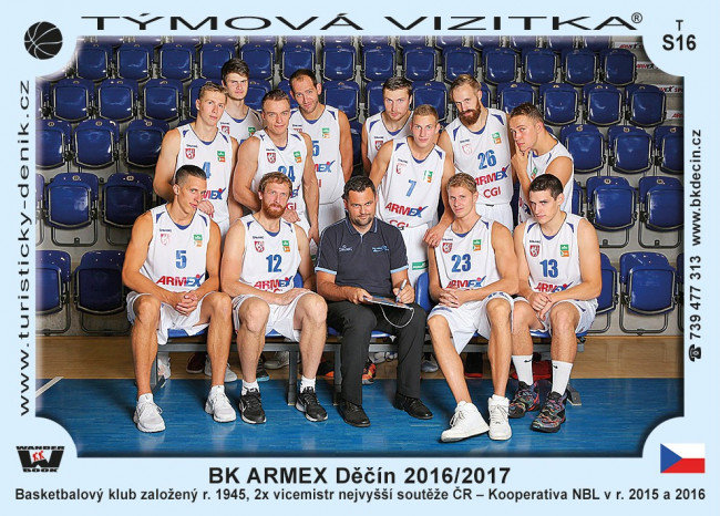 BK Armex Děčín 2016/2017
