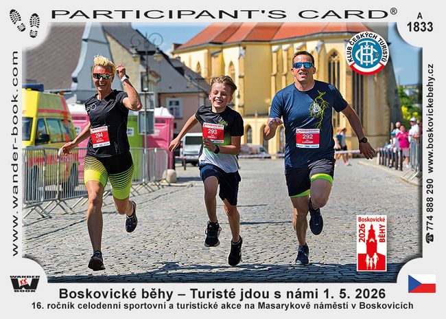 Boskovické běhy – Turisté jdou s námi 1. 5. 2026