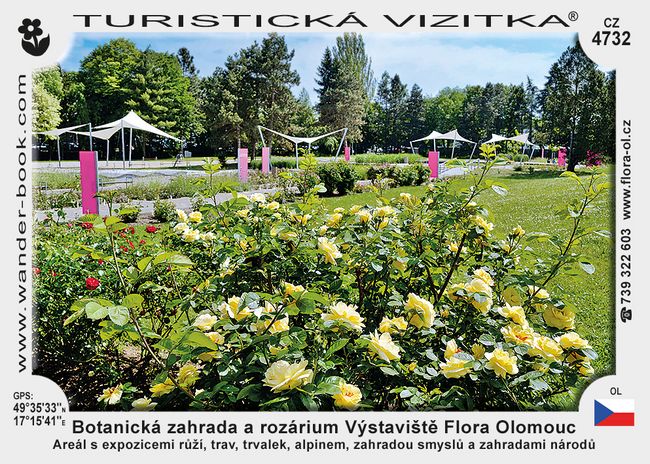 Botanická zahrada a rozárium Výstaviště Flora Olomouc