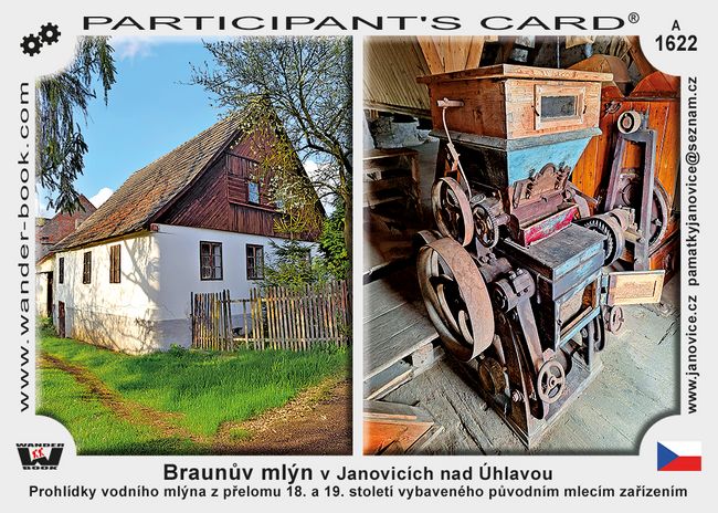 Braunův mlýn v Janovicích nad Úhlavou