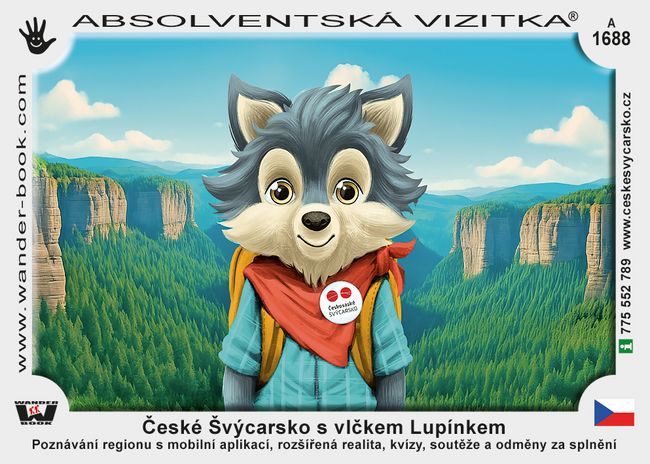 České Švýcarsko s vlčkem Lupínkem