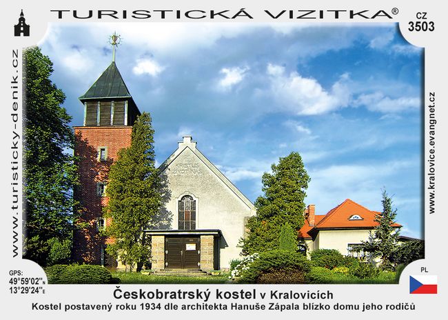 Českobratrský kostel v Kralovicích