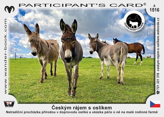 Českým rájem s oslíkem