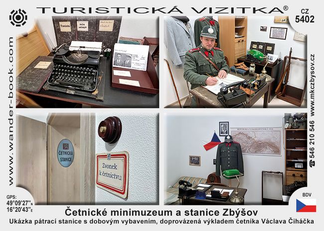 Četnické minimuzeum a stanice Zbýšov