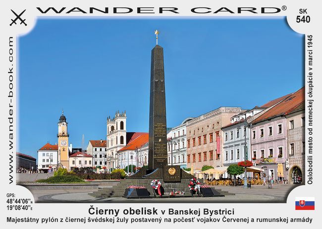 Čierny obelisk v Banskej Bystrici