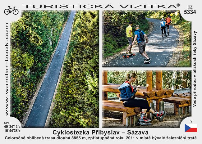 Cyklostezka Přibyslav – Sázava
