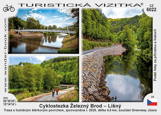 Cyklostezka Železný Brod – Líšný