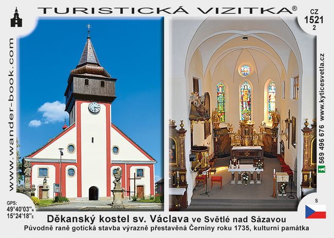Děkanský kostel sv. Václava ve Světlé nad Sázavou