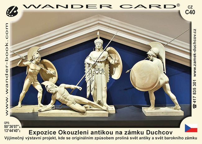 Expozice Okouzleni antikou na zámku Duchcov