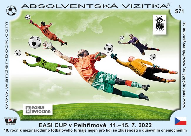 EASI CUP v Pelhřimově  11.–15. 7. 2022