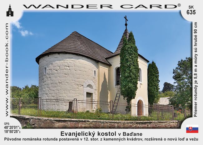 Evanjelický kostol v Baďane