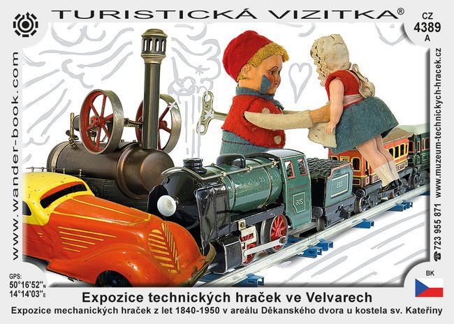 Expozice technických hraček ve Velvarech