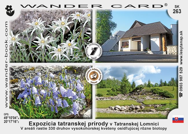 Expozícia tatranskej prírody v Tatranskej Lomnici