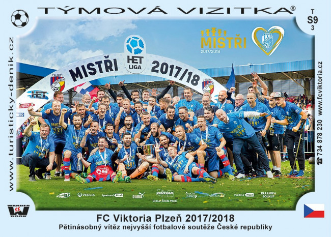 FC Viktoria Plzeň Mistři 2017/2018