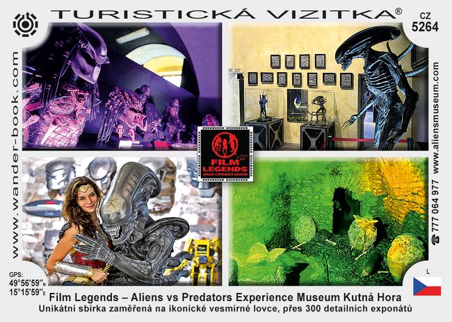 Film Legends – Aliens vs Predators Experience Museum Kutná Hora
