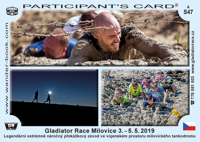 Gladiator race Milovice 3.-5.5. 2019