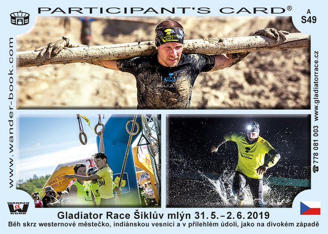 Gladiator race Šiklův mlýn 2019