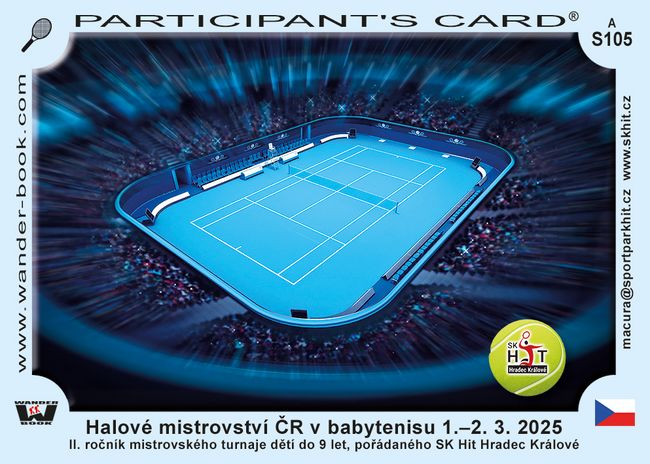 Halové mistrovství ČR v babytenisu 1.–2. 3. 2025
