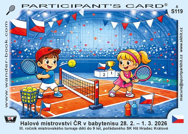 Halové mistrovství ČR v babytenisu 28. 2. – 1. 3. 2026