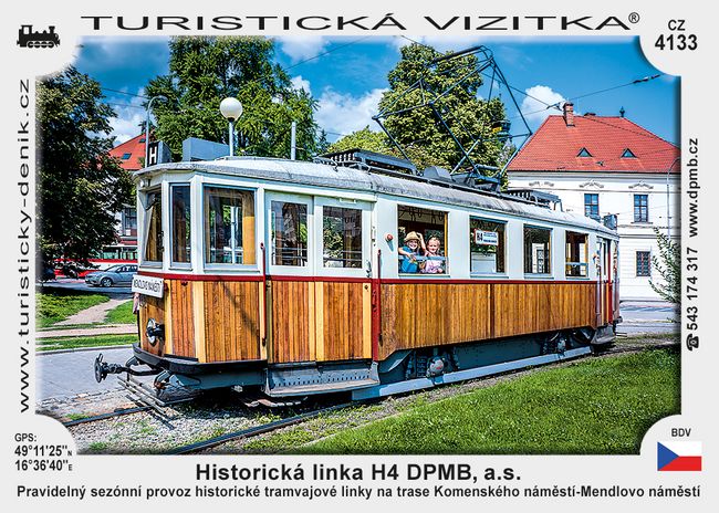 Historická linka H4 DPMB, a.s.