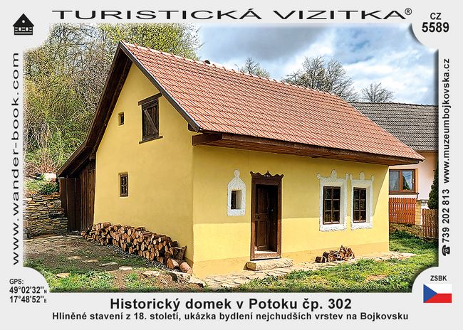 Historický domek v Potoku čp. 302