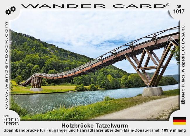 Holzbrücke Tatzelwurm
