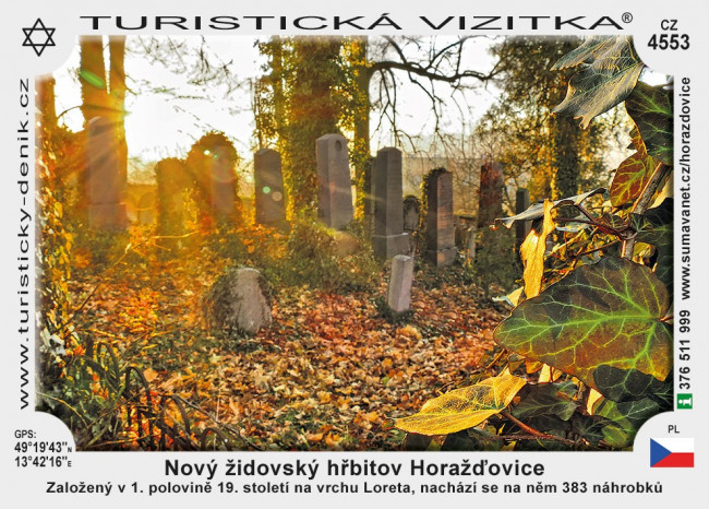 Nový židovský hřbitov Horažďovice