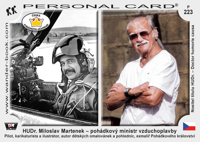 HUDr. Miloslav Martenek – pohádkový ministr vzduchoplavby