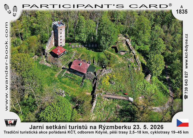 Jarní setkání turistů na Rýzmberku 23. 5. 2026