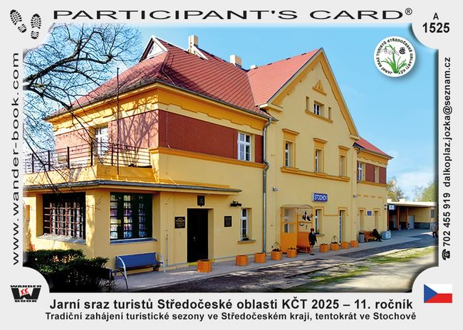 Jarní sraz turistů Středočeské oblasti KČT 2025 – 11. ročník