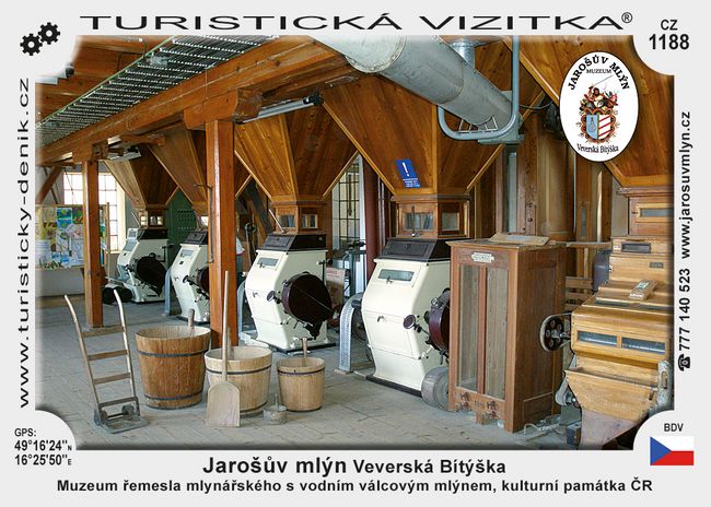 Jarošův mlýn Veverská Bítýška