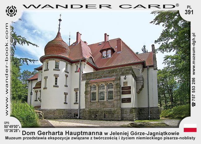 Jelenia Góra-Jagniątkow dom Gerharta Hauptmanna