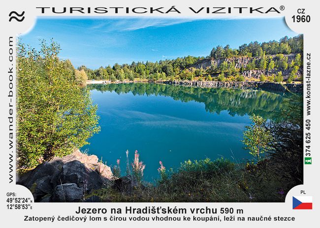 Jezero na Hradišťském vrchu