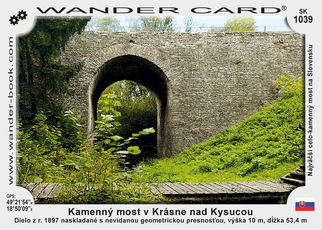 Kamenný most v Krásne nad Kysucou