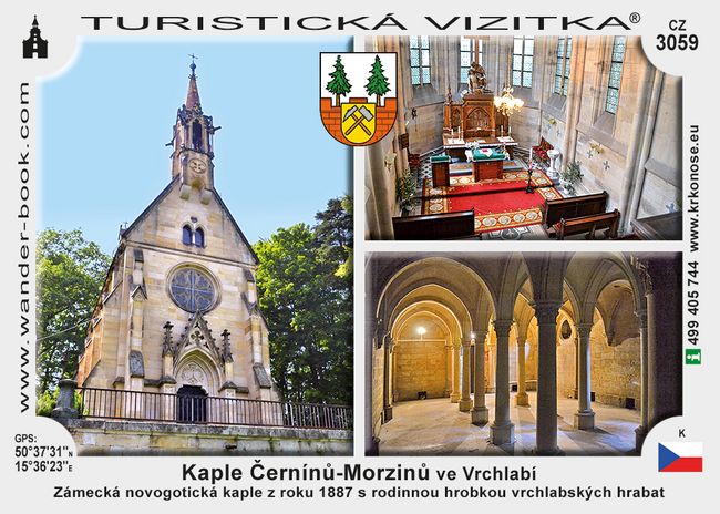 Kaple Černínů - Morzinů ve Vrchlabí