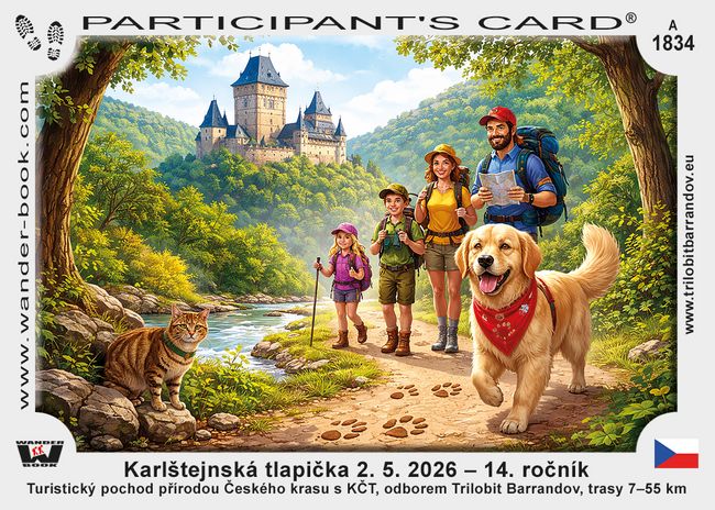Karlštejnská tlapička 2. 5. 2026 – 14. ročník