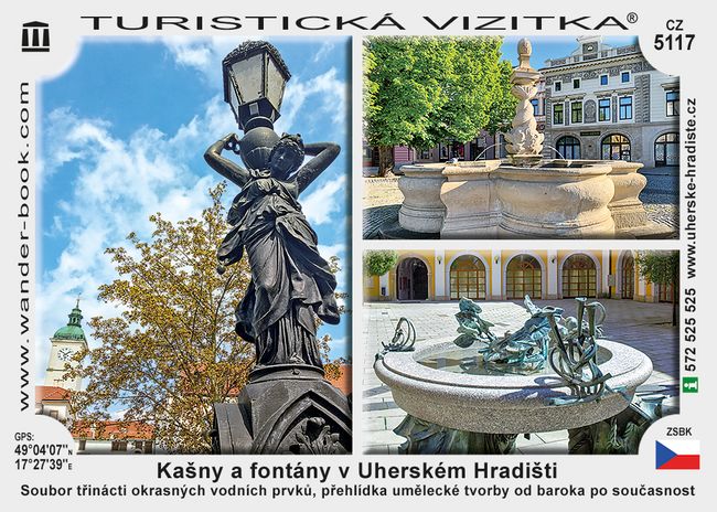 Kašny a fontány v Uherském Hradišti