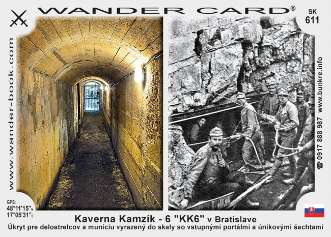 Kaverna Kamzík – 6 „KK6“ v Bratislave