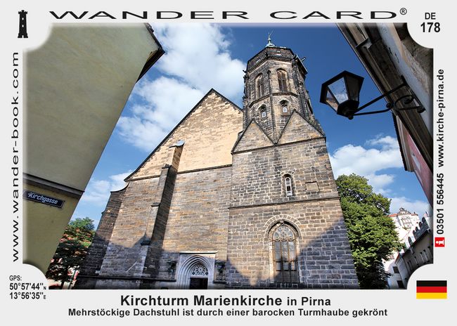 Kirchturm Marienkirche in Pirna