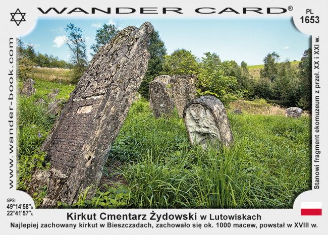 Kirkut Cmentarz Żydowski w Lutowiskach
